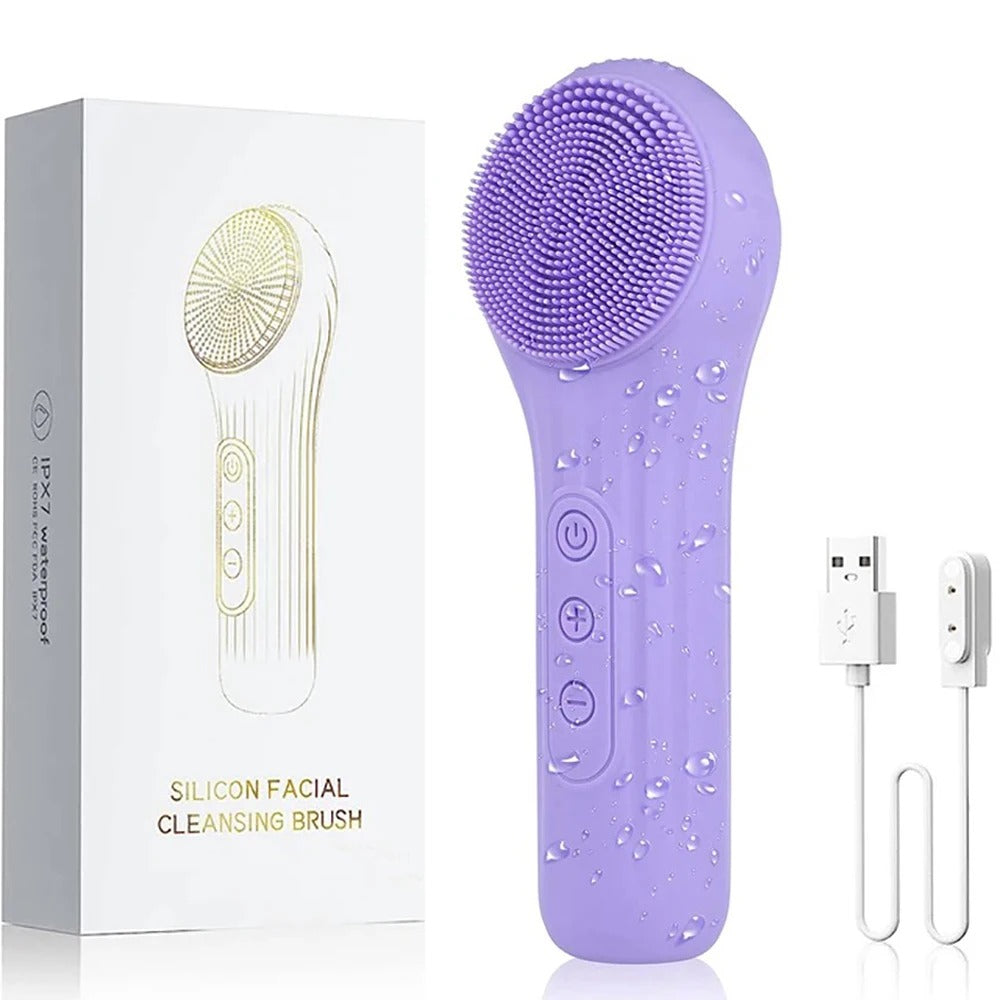 Deep Vibration Facial Cleansing Brush (Waterproof)