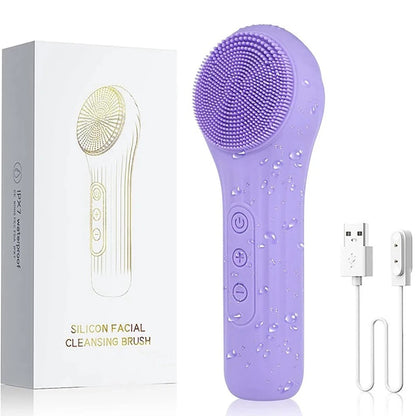 Deep Vibration Facial Cleansing Brush (Waterproof)