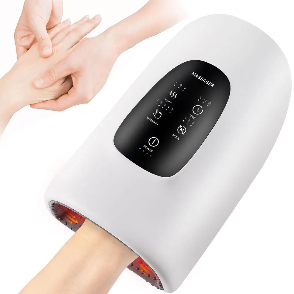 Air Compression Hand Massager (Heat Therapy)