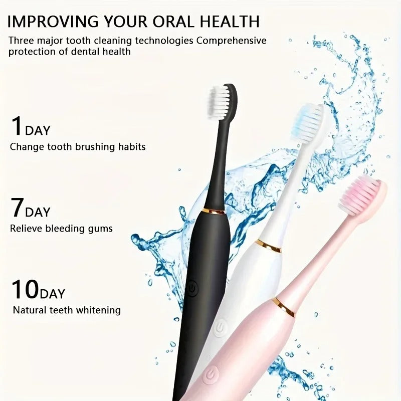 Automatic Electric Toothbrush (3-Head Set)