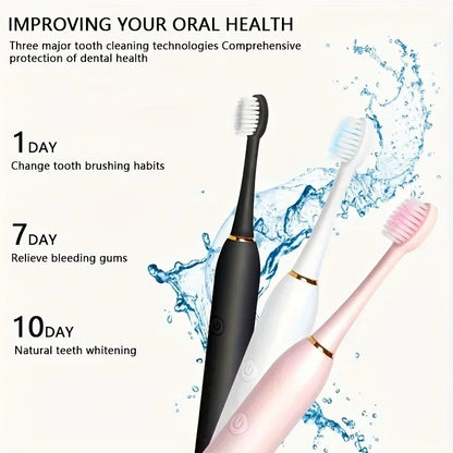 Automatic Electric Toothbrush (3-Head Set)