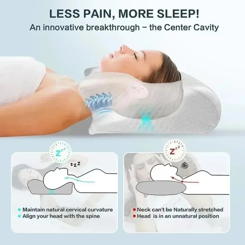 Butterfly Memory Foam Pillow (Comfortable Sleep Support)