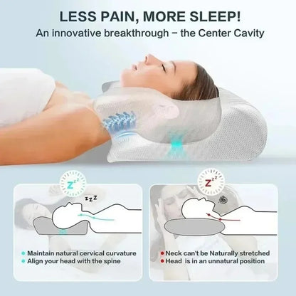 Butterfly Memory Foam Pillow (Comfortable Sleep Support)