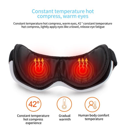 Electric Smart Eye Massager (6D Airbag + Music)