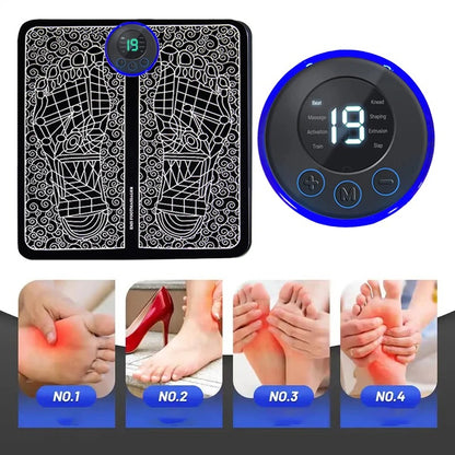 Foldable Foot Massager Pad (Portable EMS Relaxation)
