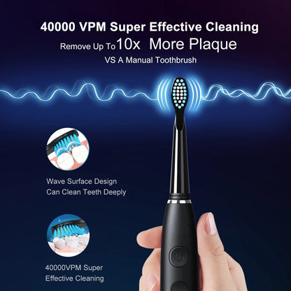 Rechargeable Smart Electric Toothbrush (Set with Brush Heads)