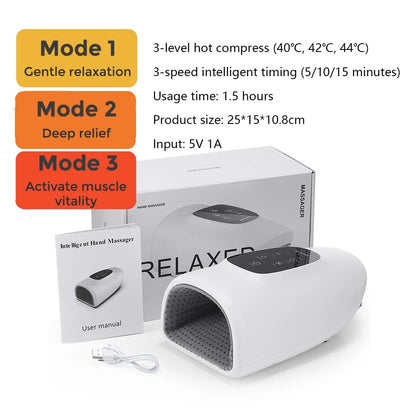 Air Compression Hand Massager (Heat Therapy)
