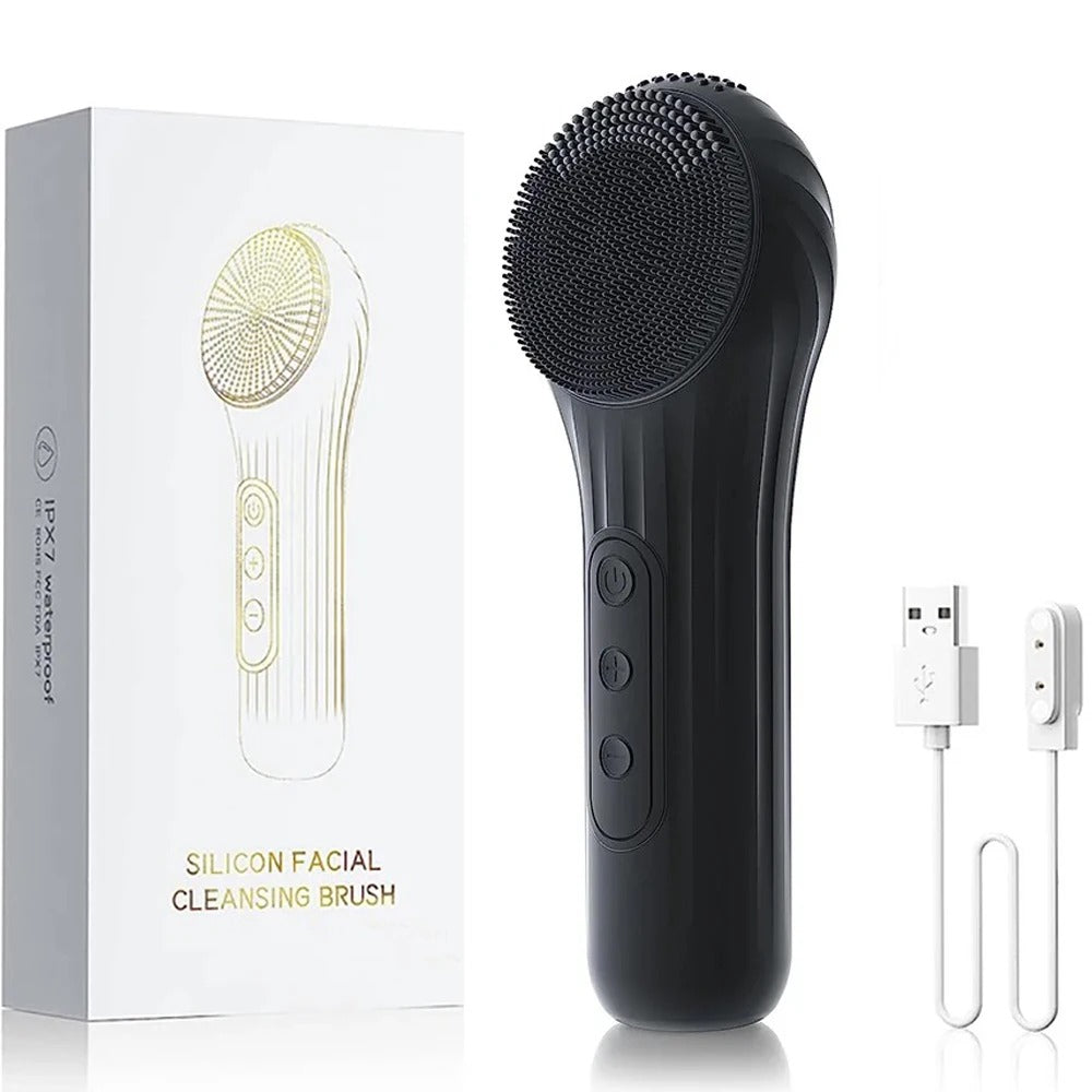 Deep Vibration Facial Cleansing Brush (Waterproof)